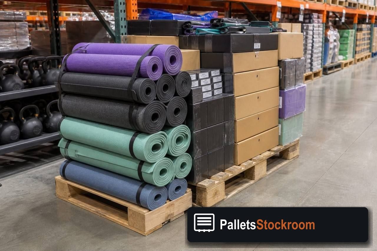 Sporting Goods Pallets — Second pallet angle