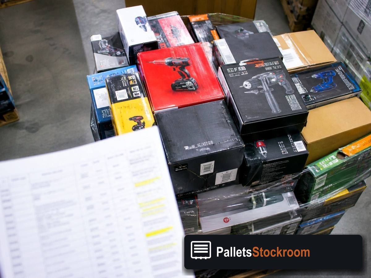 Tool Liquidation Pallets — Contents / packed goods detail