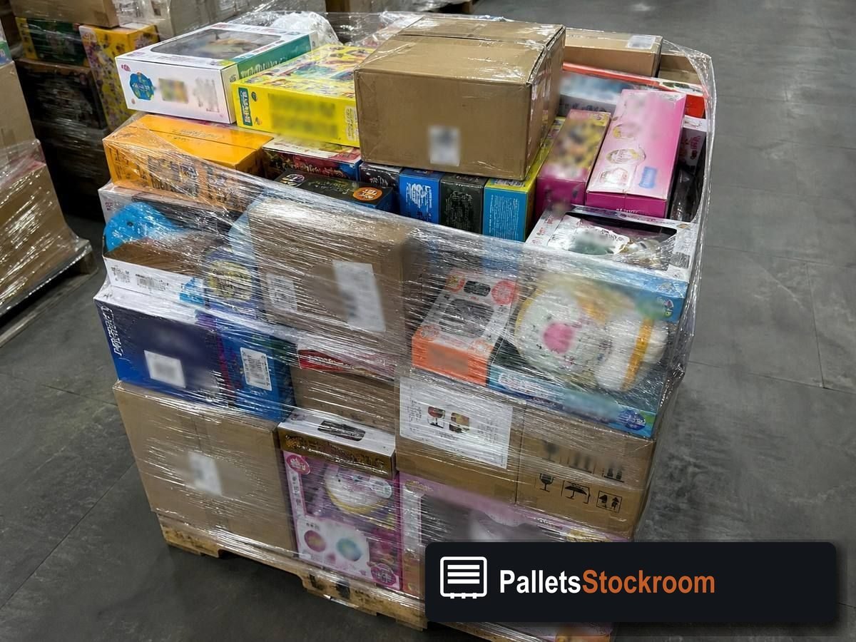 Toy Liquidation Pallets — Second pallet angle