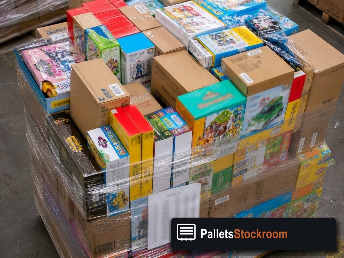 Toy Liquidation Pallets — Warehouse / shipping context