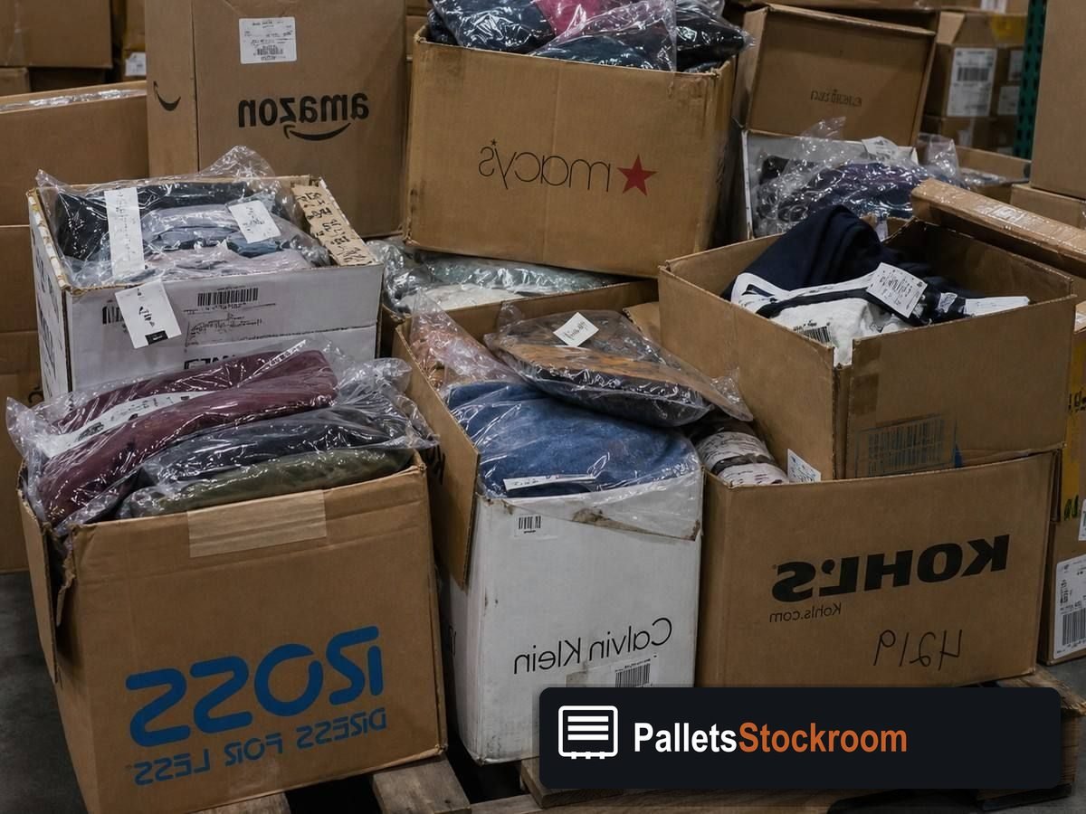 Under Armour Pallets — Contents / packed goods detail