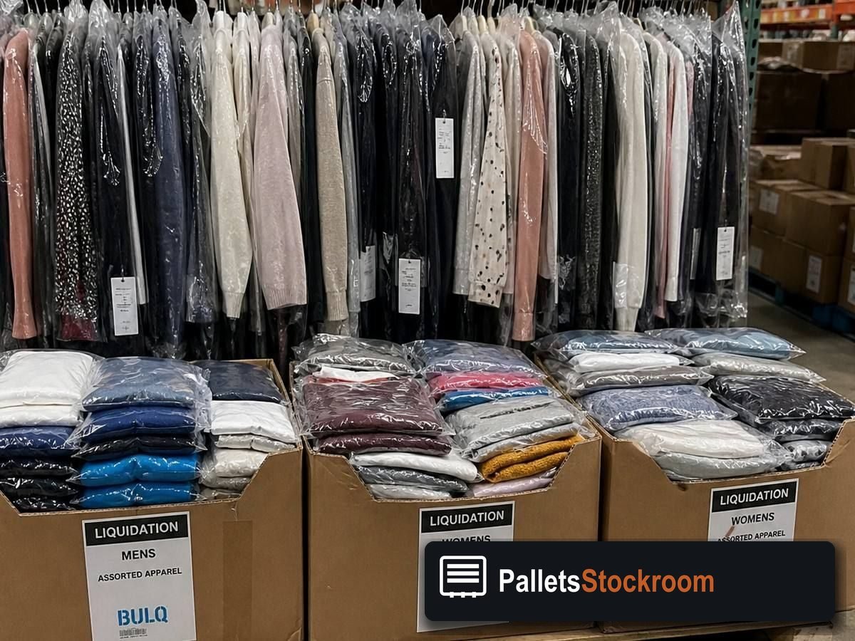 Wholesale Clothing Pallets — Contents / packed goods detail