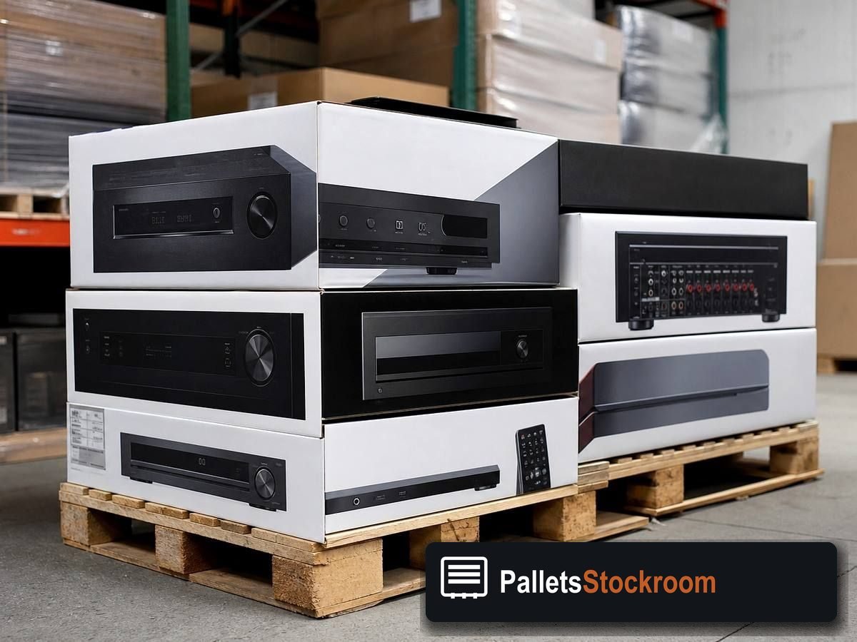 Wholesale Electronics Pallets — Warehouse / shipping context