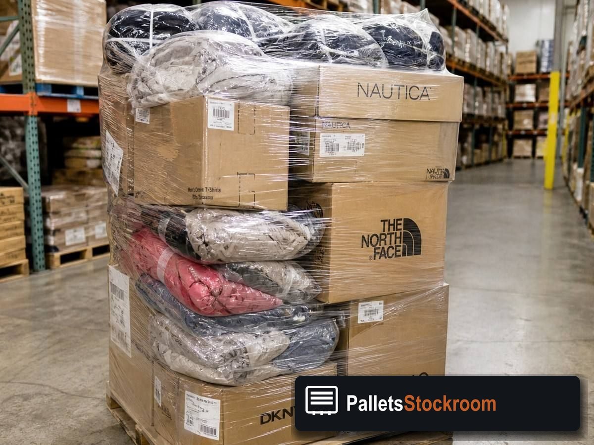 Women's Clothing Pallets — Second pallet angle